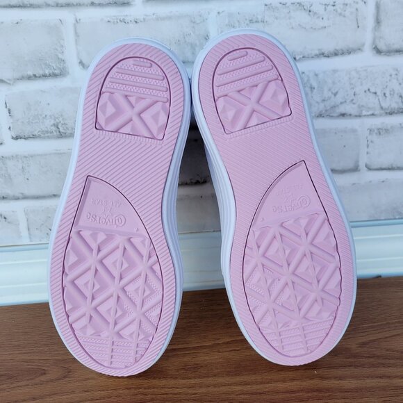 ⭐Rare Converse All Star Ctas Move Hi 7 Womens Shoes White Black Platform A01361C - Picture 8 of 10